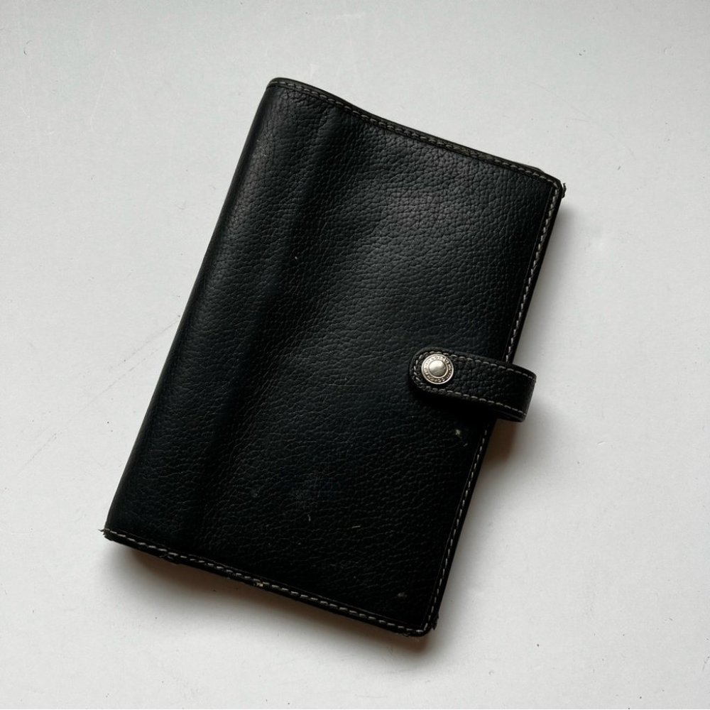 Coach Vintage Black Passport Holder